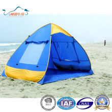 Alta calidad de protección UV impermeable pop up tienda de playa plegable